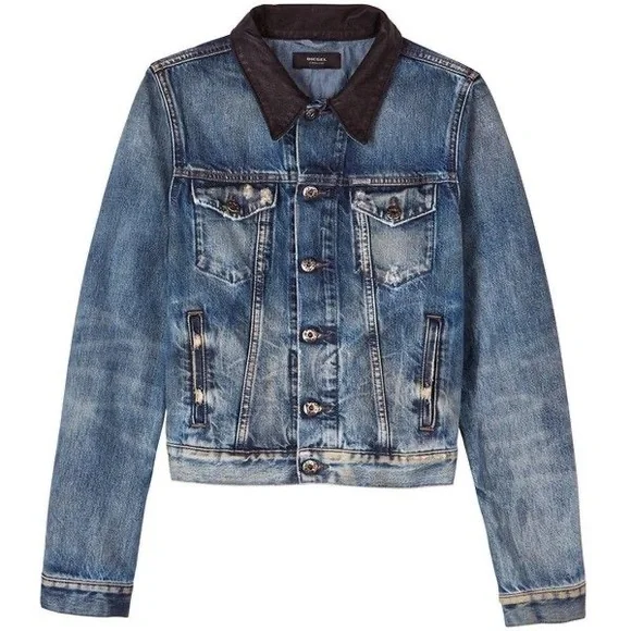 ジャケット・アウター diesel leather collar denim jacket Y2K Diesel | Jackets & Coats | Denim Distressed Diesel Jacket